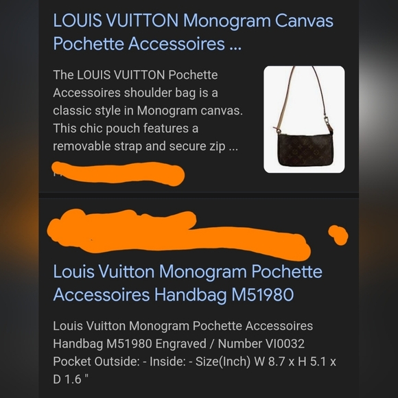 LOUIS VUITTON Pochette Gift Box Silk Dust Bag Card Holder Logo Ribbon Tag M51980 - Picture 14 of 14